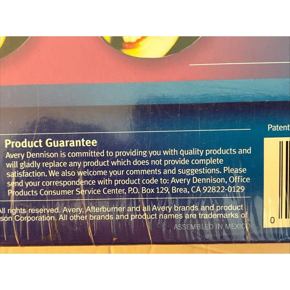 NEW Avery AfterBurner CD/DVD Labeling System Complete Kit Factory Sealed